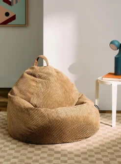 Modern corduroy bean bag chair