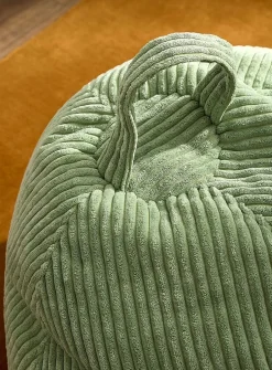 Modern corduroy bean bag chair