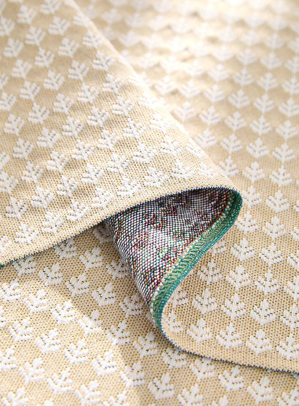 Modern foliage tapestry placemats