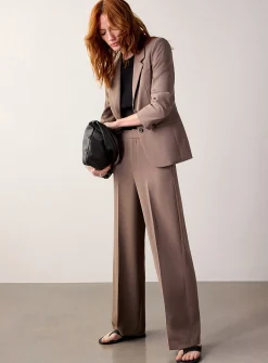 Moderne textured crepe pant