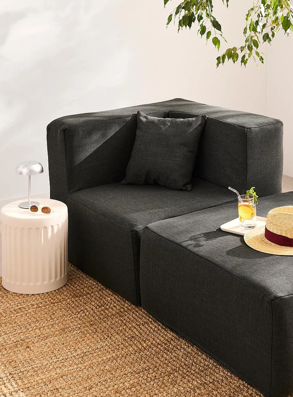 Modular HD-foam corner chair