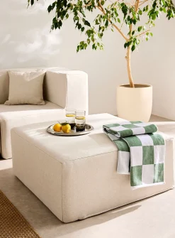 Modular outdoor HD-foam pouf
