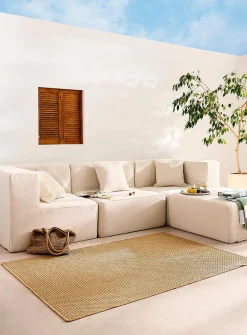 Modular outdoor HD-foam pouf