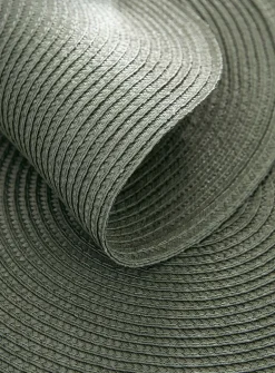 Monochrome braided placemats