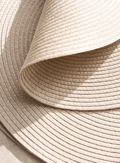 Monochrome braided placemats