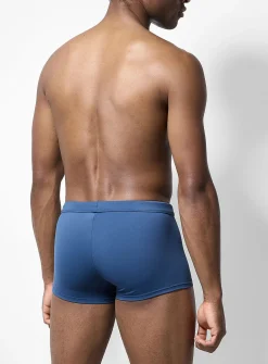 Monochrome fitted swim trunk