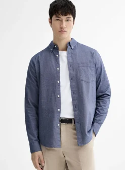 Monochrome Oxford shirt