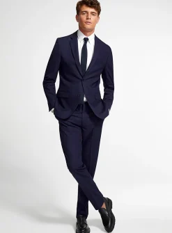 Monochrome recycled polyester suit