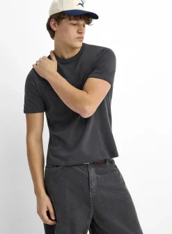 Monochrome ringer T-shirt