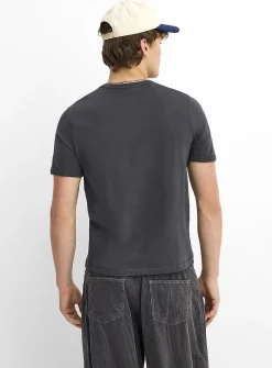 Monochrome ringer T-shirt
