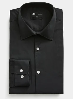 Monochrome stretch shirt