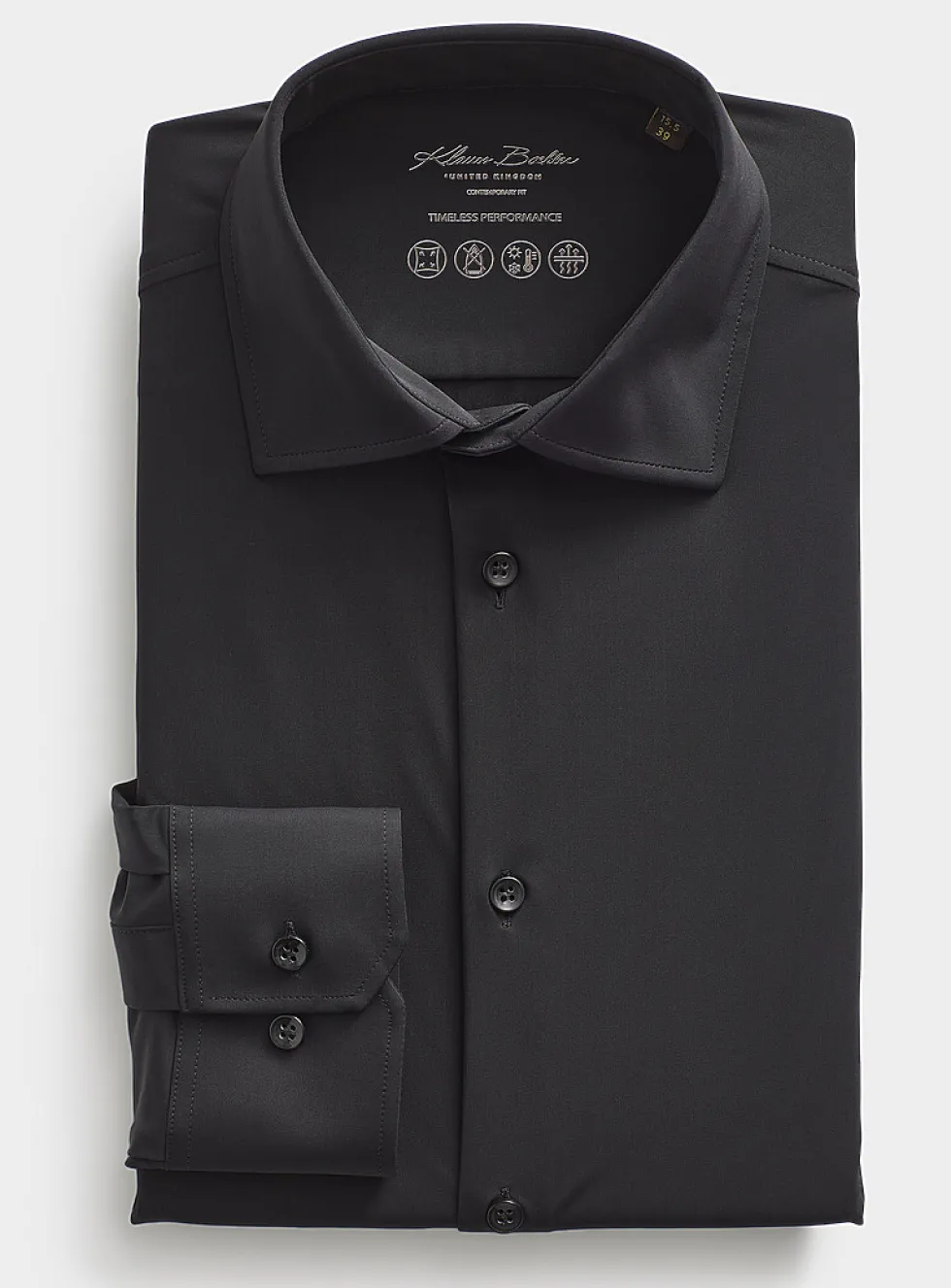 Monochrome ultra-stretch shirt