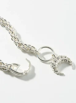 Moon crystal necklace