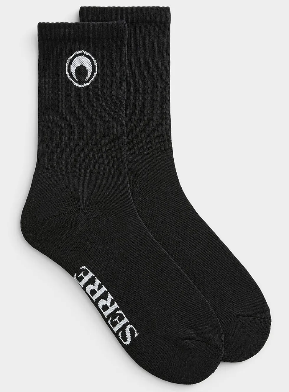 Moon logo socks