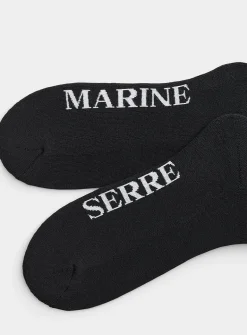 Moon logo socks