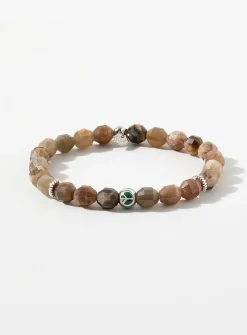 Moonstone beads bracelet