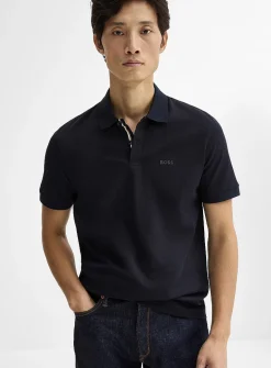 Mosaic piqué polo
