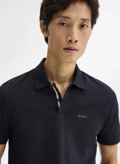 Mosaic piqué polo