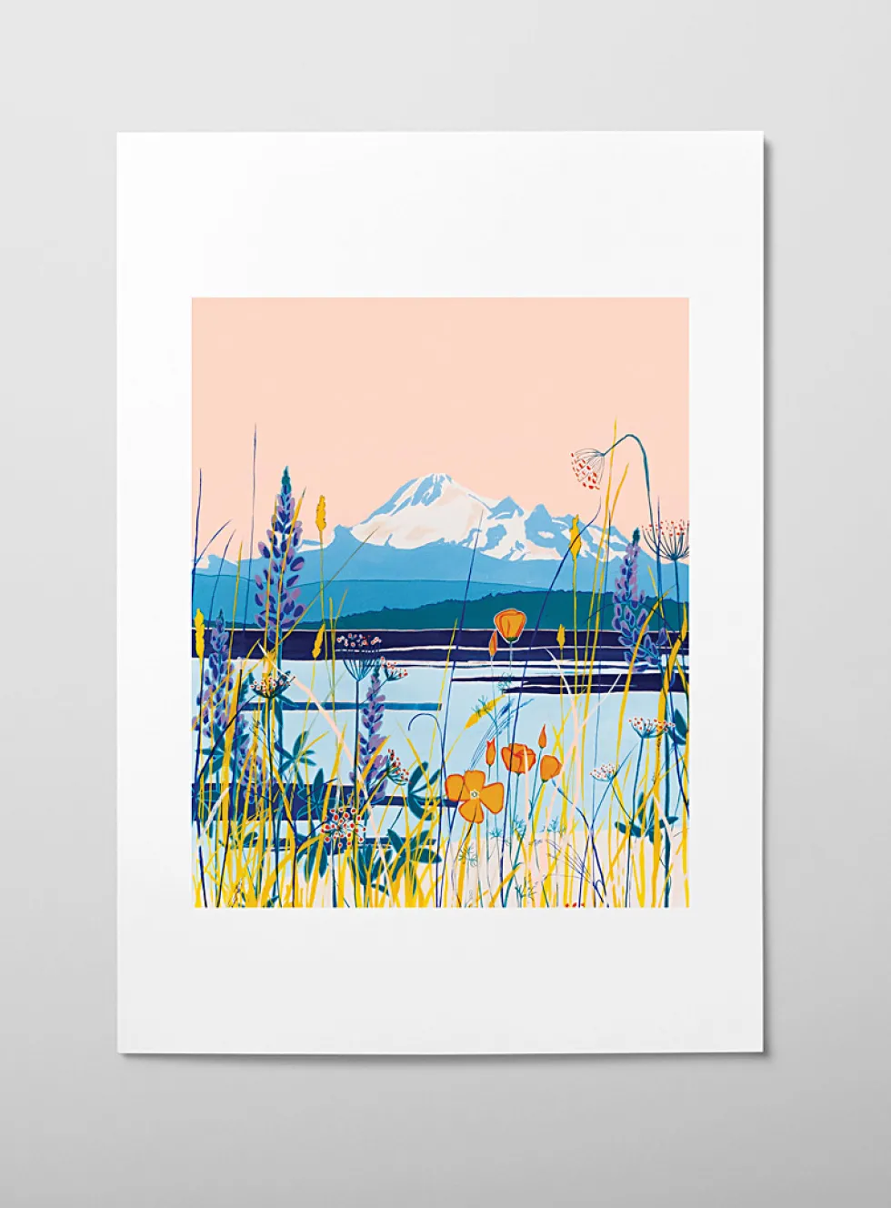 Mount Baker art print