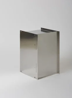 M01S raw aluminum side table trio