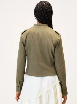 Multibutton fitted jacket