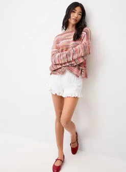 Multicoloured knit sweater