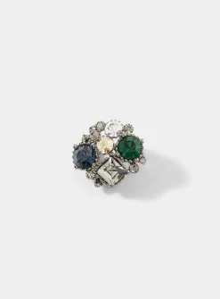 Multiple-stone brooch