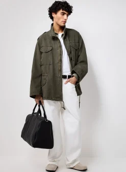 Muted colour utility jacket