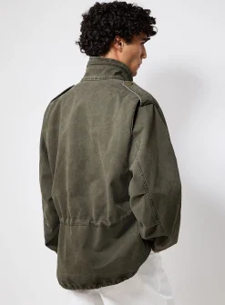 Muted colour utility jacket