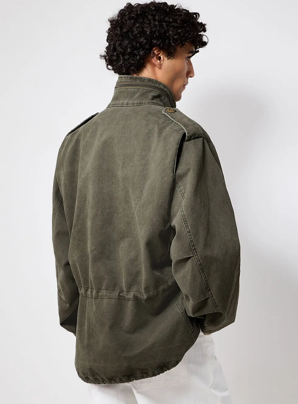 Muted colour utility jacket