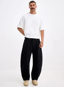 Muted-black jean