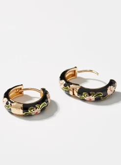 Mythical flower hoops