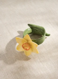 Narcissus napkin ring