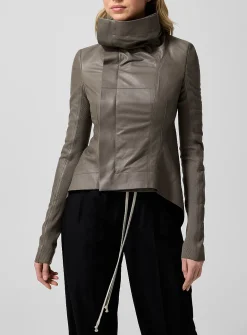 Naska lambskin leather biker jacket