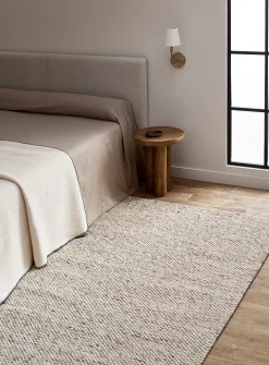 Natural chic artisanal rug