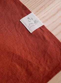 Natural linen napkins