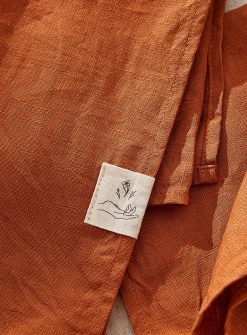 Natural linen napkins