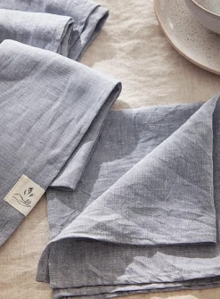 Natural linen napkins