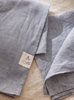 Natural linen napkins
