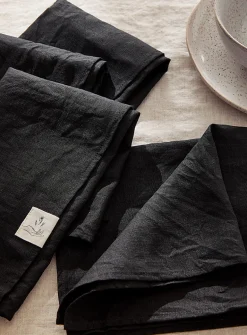 Natural linen napkins