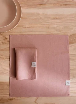 Natural linen napkins