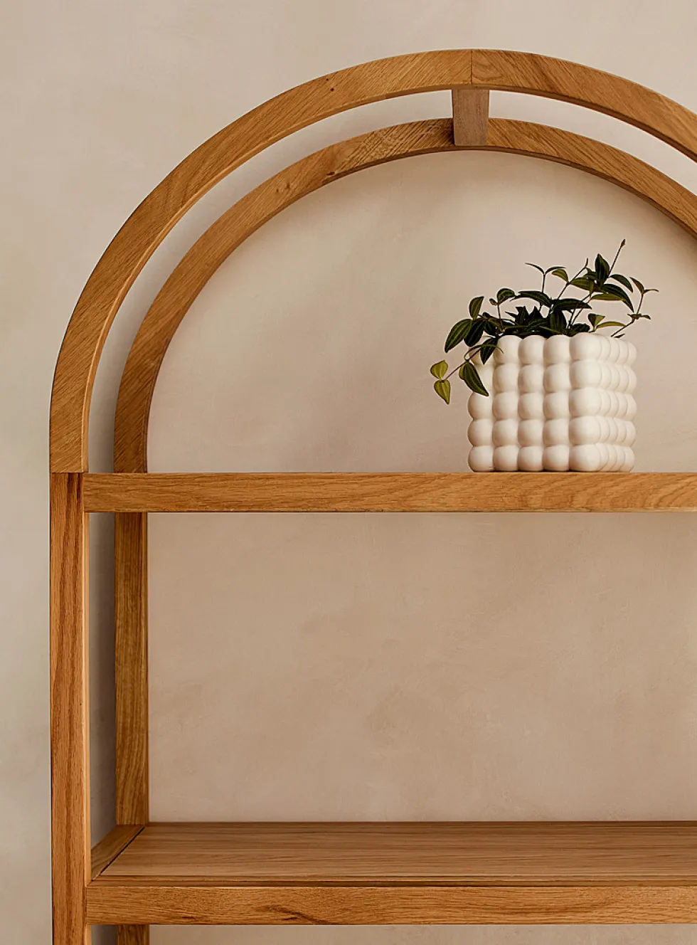 Natural oak wood Eero bookcase
