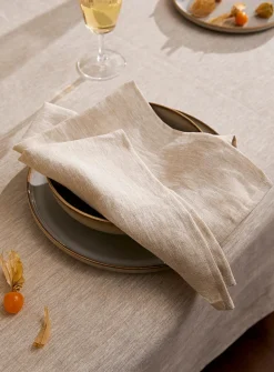 Natural pure linen napkin