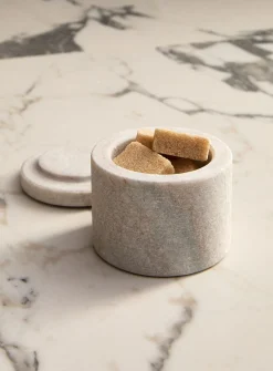 Natural stone small salt cellar