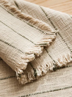 Natural stripes placemat