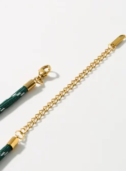 Natural-stone cord necklace