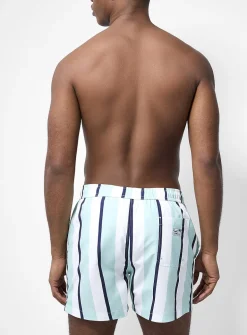Nautical stripe swim short