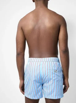 Nautical stripe swim short