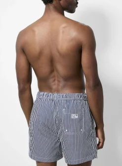 Nautical stripe swim short
