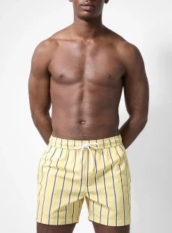 Nautical stripe swim short